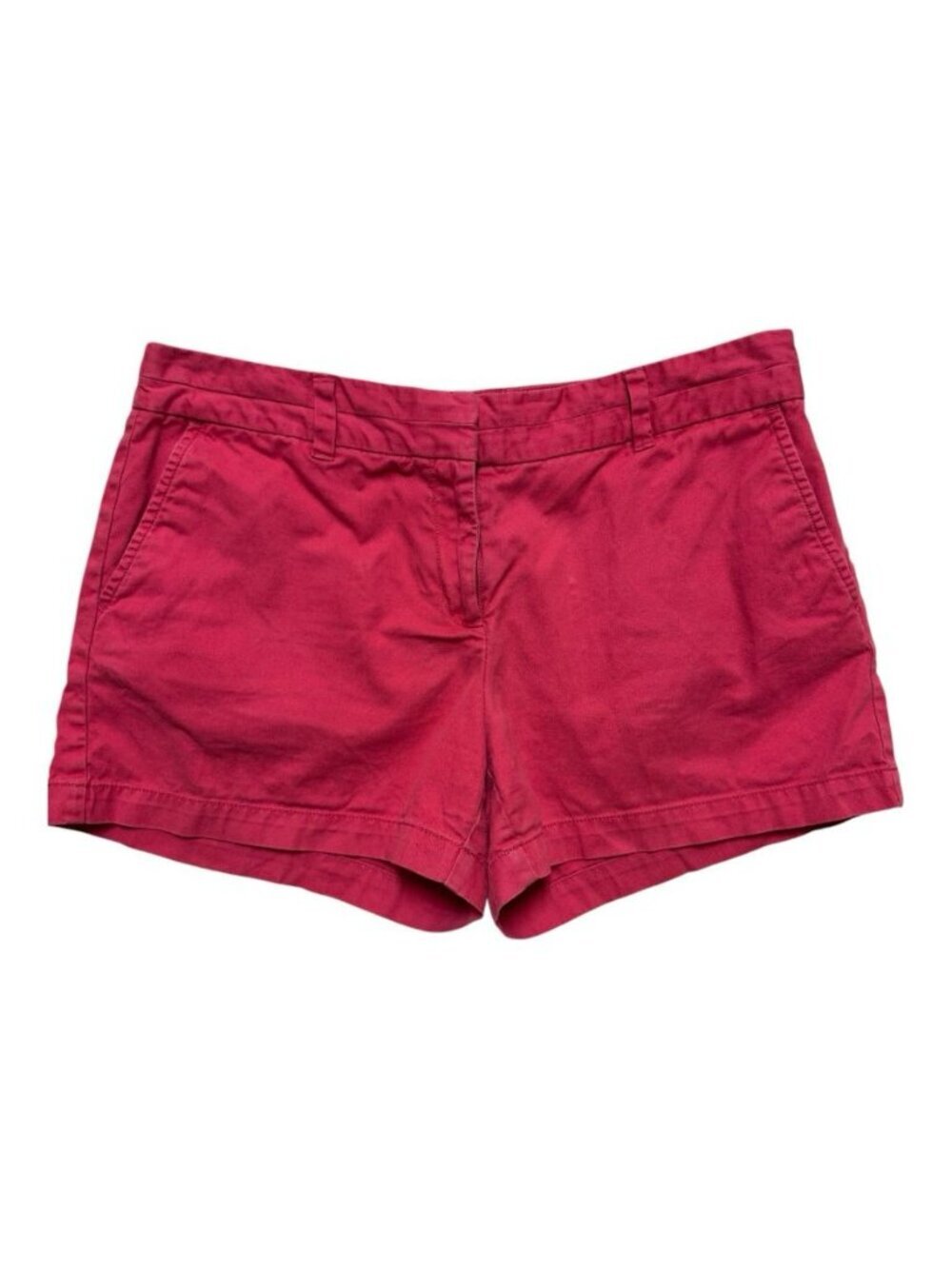 LOFT Original Shorts Womens Size 8 Pink Coral Chino Casual Cotton 4” Inseam